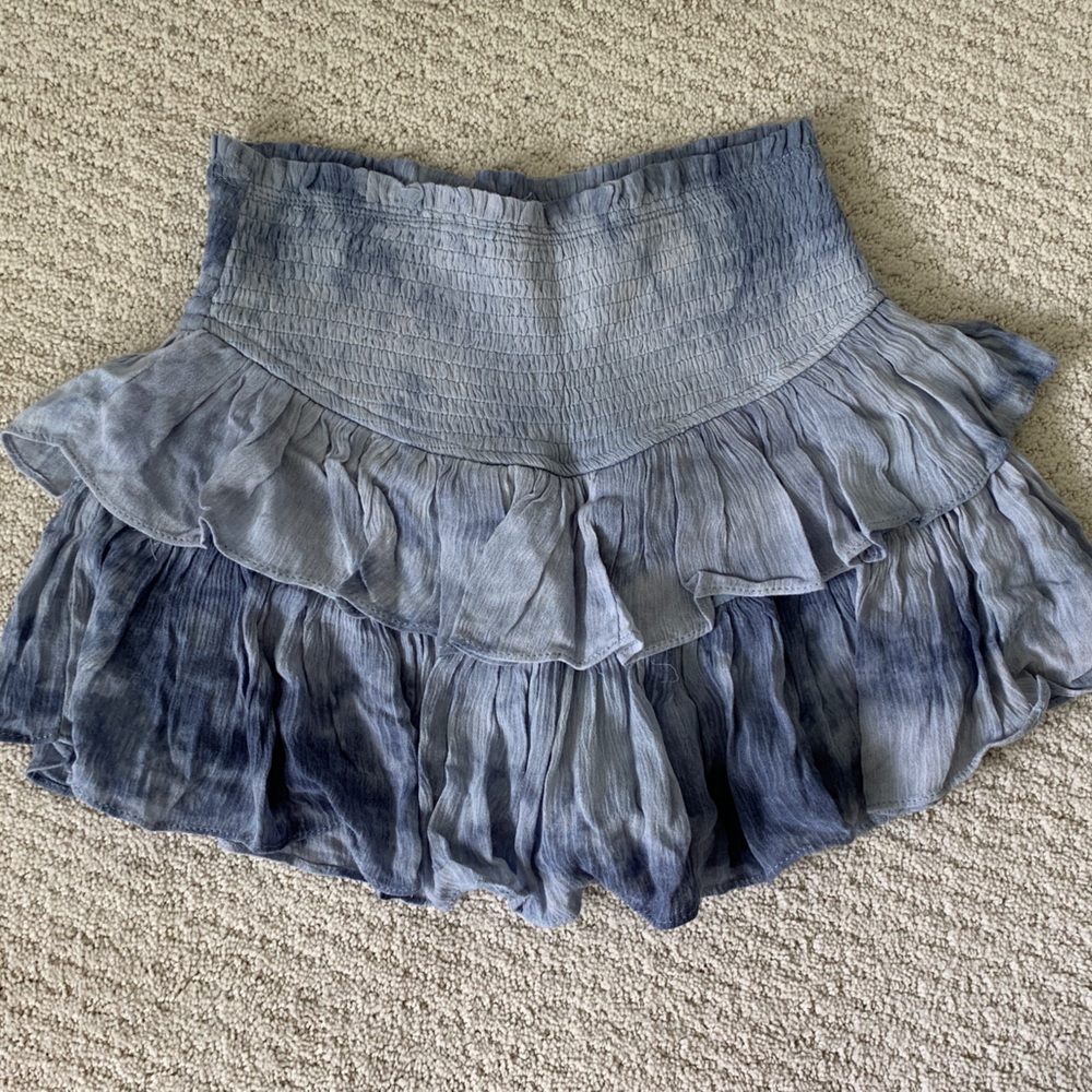 Blue Tie Dye Skort